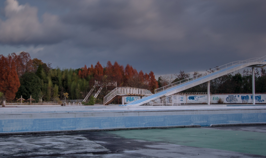 The water ride at Nara Dreamland in Japan