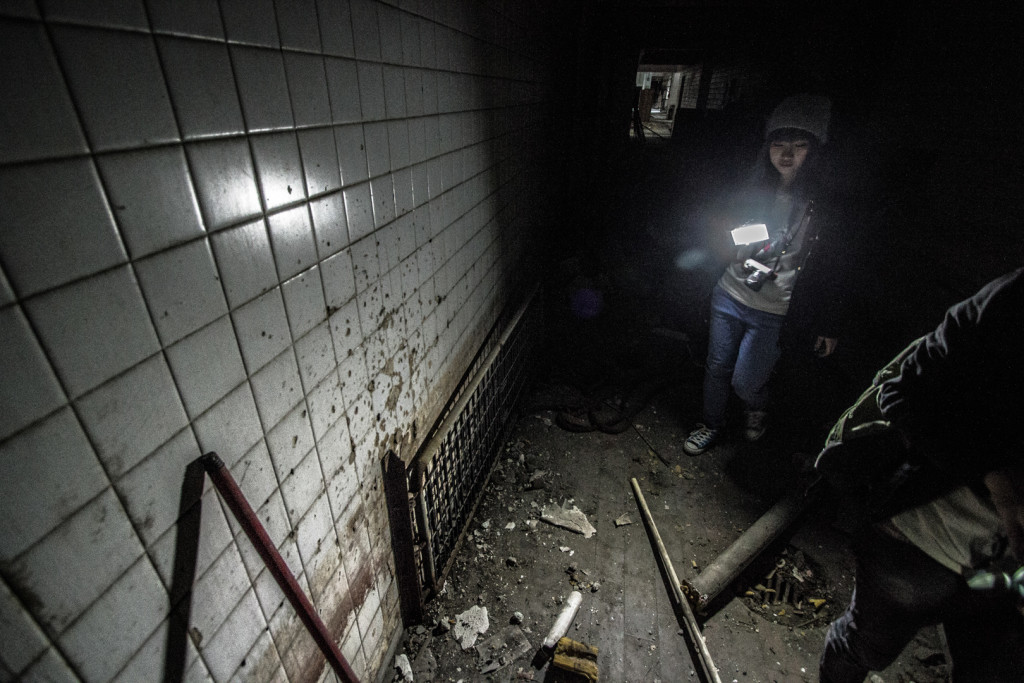 In the darkness, Hong Kong slaughterhouse urbex