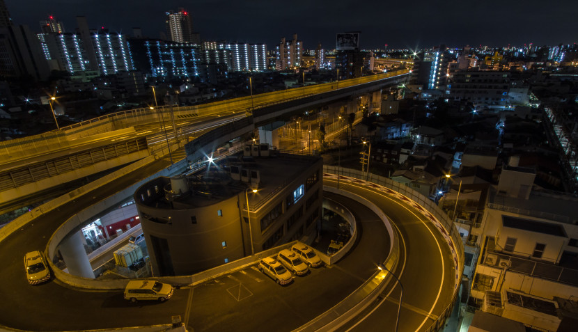 Osaka Rooftopping – Nishinari at Night – Japan