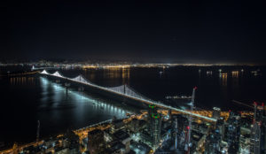The Bay Bridge - Seen while rooftopping in San Francisco