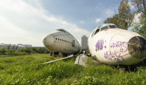 Airplane graveyard; Urbex in Bangkok, Thailand